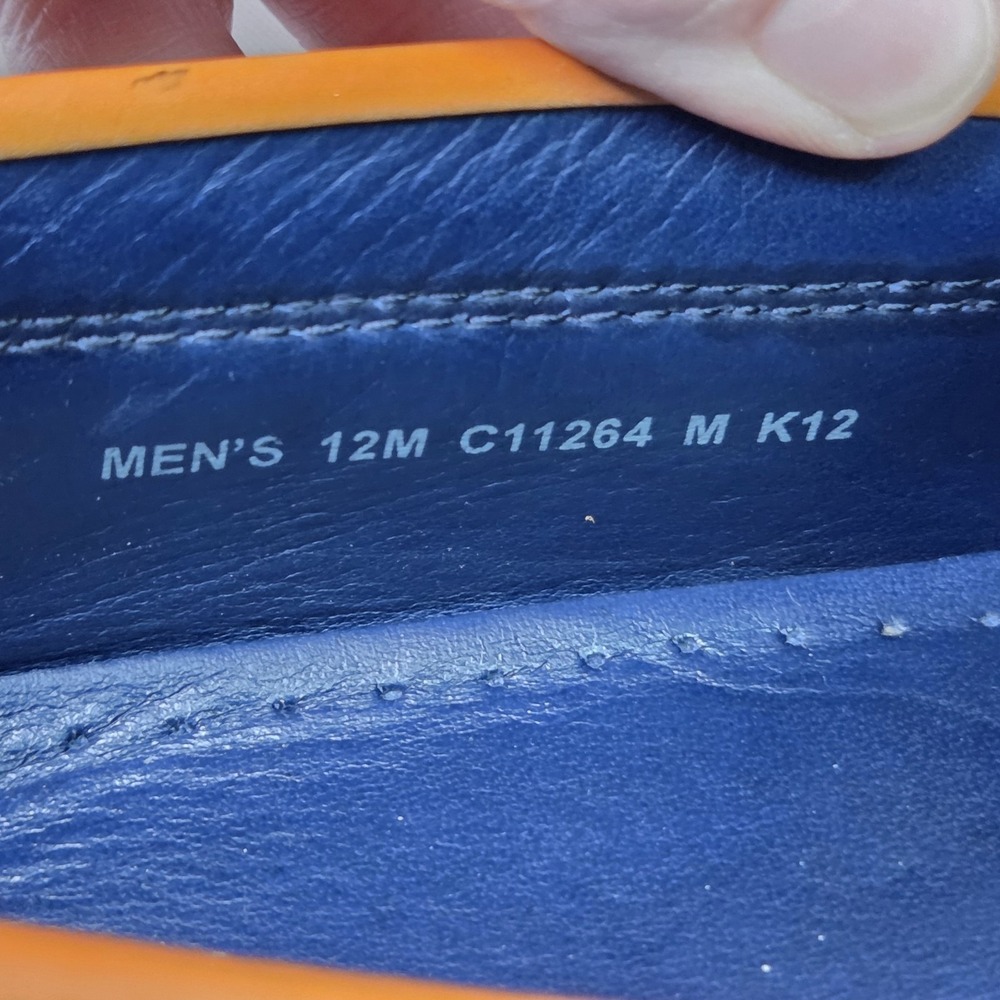 Cole Haan x NikeAir Monroe 12M Orange Reflective Penny Loafer Office Business - Picture 6 of 16